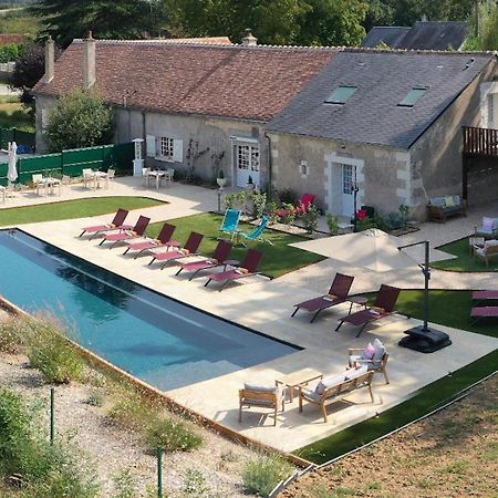 Sans Souci Bed And Breakfast Luxe Heated Pool And Restaurant Luzillé Esterno foto