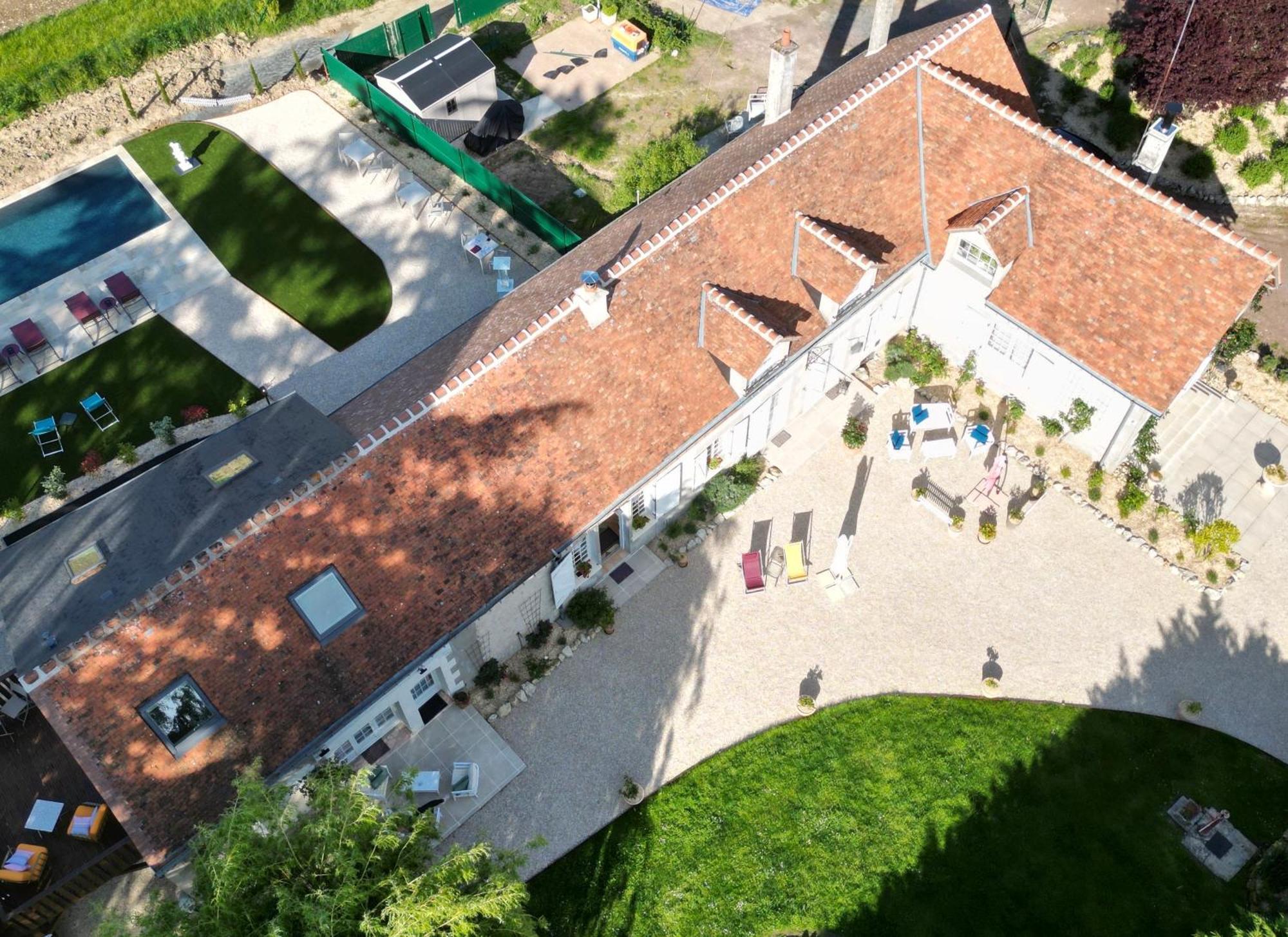 Sans Souci Bed And Breakfast Luxe Heated Pool And Restaurant Luzillé Esterno foto
